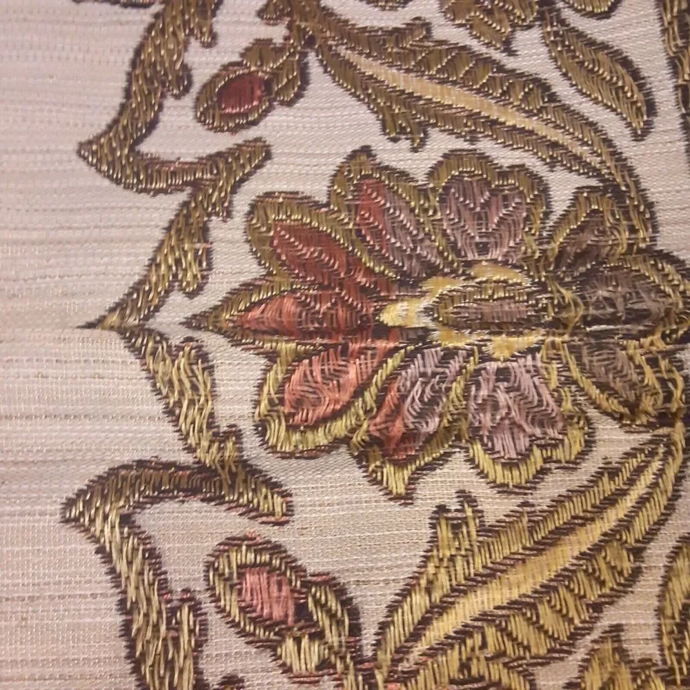Vintage Woven And Fringed Tablecloth Middle Eastern Eclectic Urduian